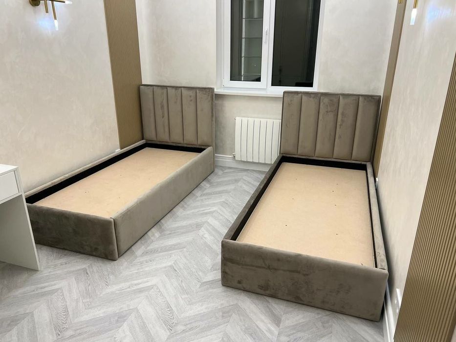 Krovat, kravat, 1 kishilik yumshoq krovat