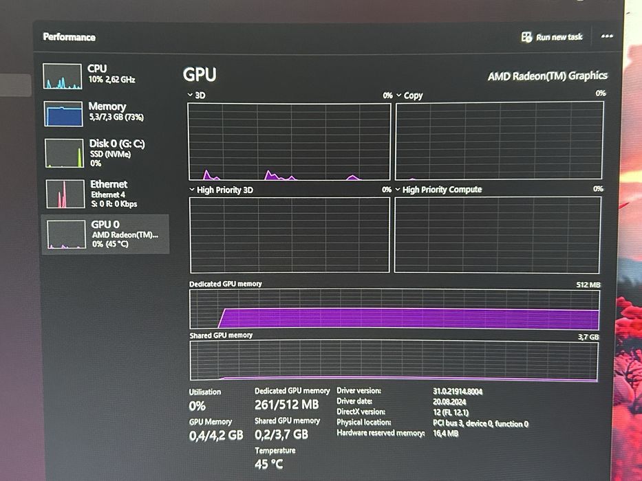 Laptop hp amd 3 500gb 8 ram