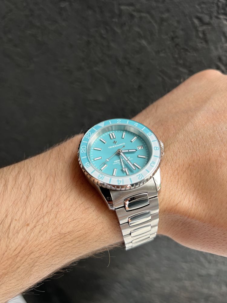 Унисекс часовник Venezianico Nereide Cielo GMT 39mm