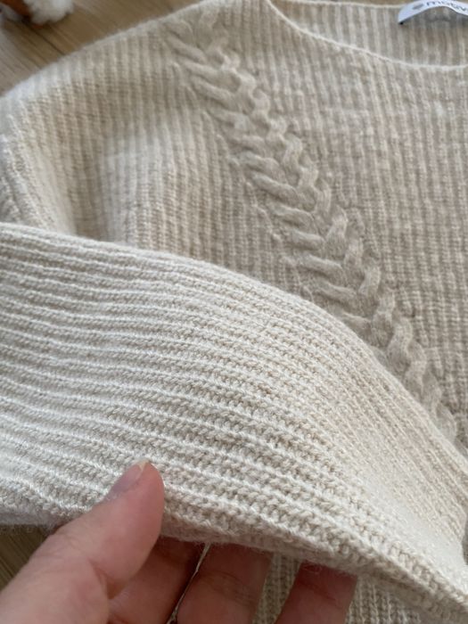 Pulover Motivi pufos, din mix cu lana, angora si casmir