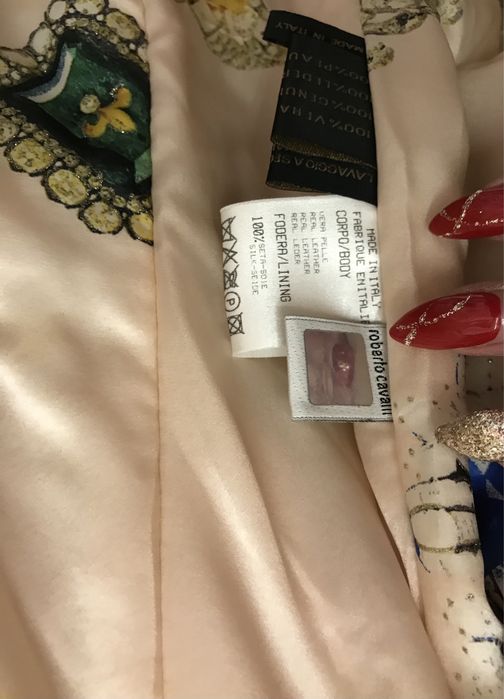 Roberto Cavalli Real Python jacket ОРИГИНАЛНО питон6800euro