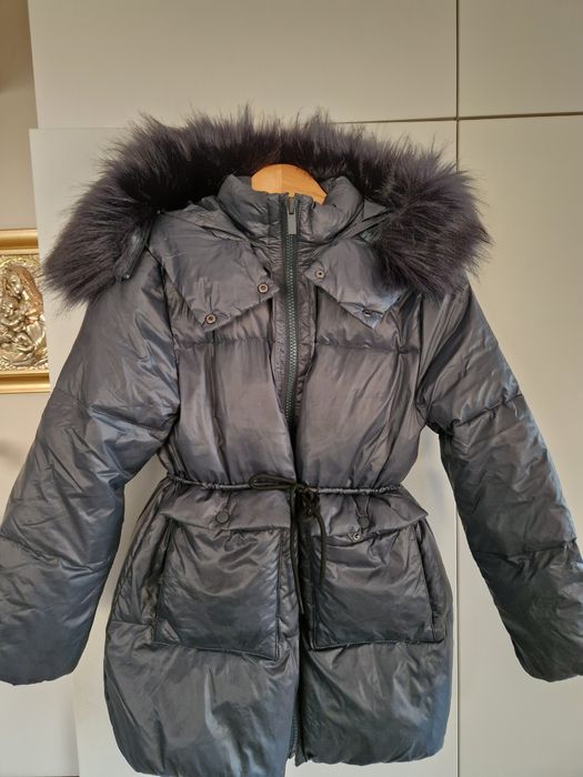 Geaca Zara puf și pene fete, 152 cm