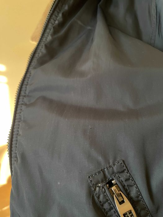 Тъмносиньо бомбър яке Zara