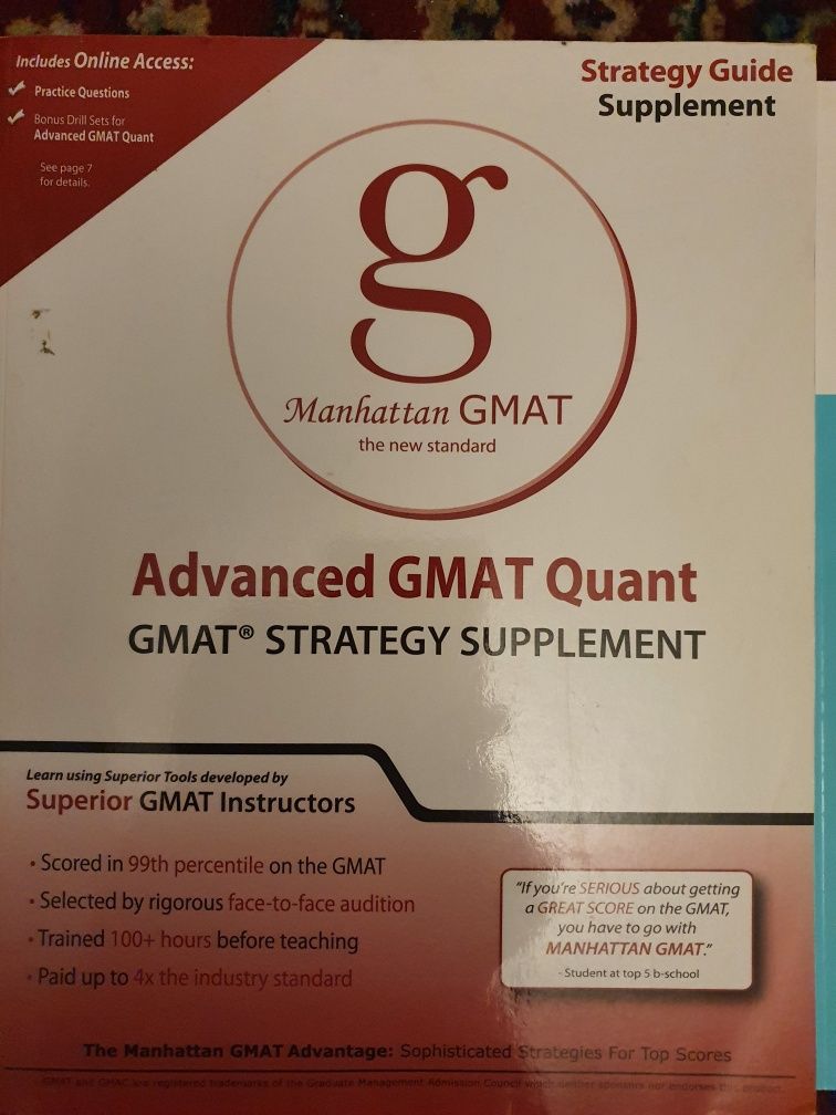 Advanced GMAT Quant 2019