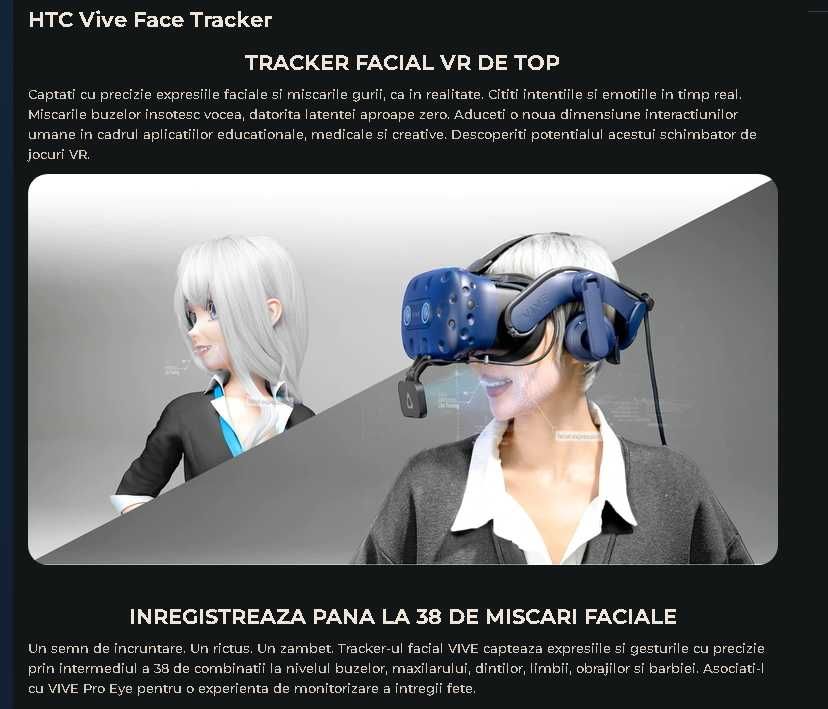 Tracker Facial HTC Vive VR Face Tracker