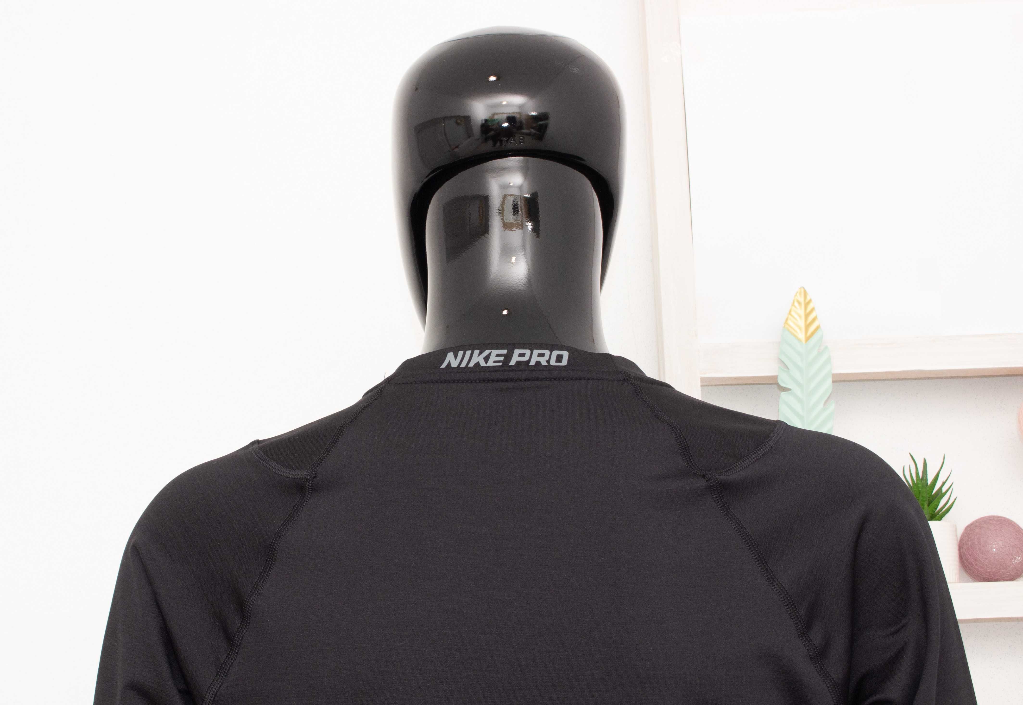 Nike Pro Оригинална Мъжка Блуза черна Dri Fit Compression фитнес XXL