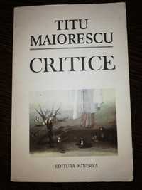 Critice - Titu Maiorescu