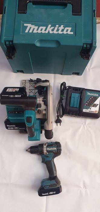 Makita DDF 484 filetanta 18V,Makita DSP600 circular cu plonjare 36V