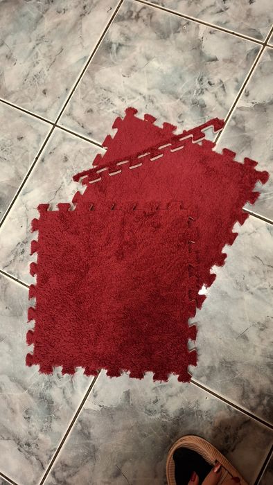 Covoras plusat puzzle spuma EVA