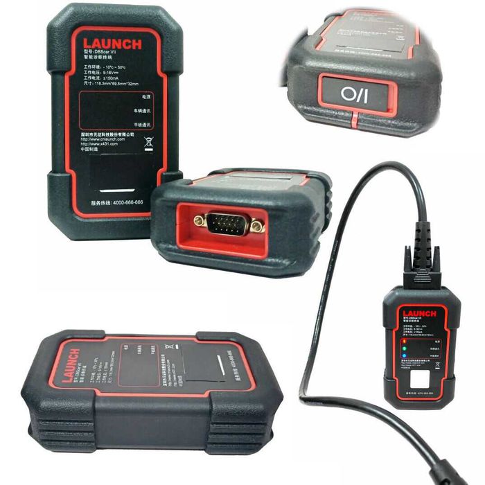 Interfata tester diagnoza Launch X431 DBSCar7  CAN FD DOIP OBFCM 2025