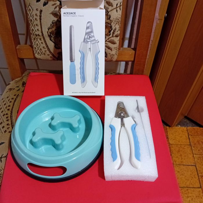 Foarfeca+pila unghii catei și bol