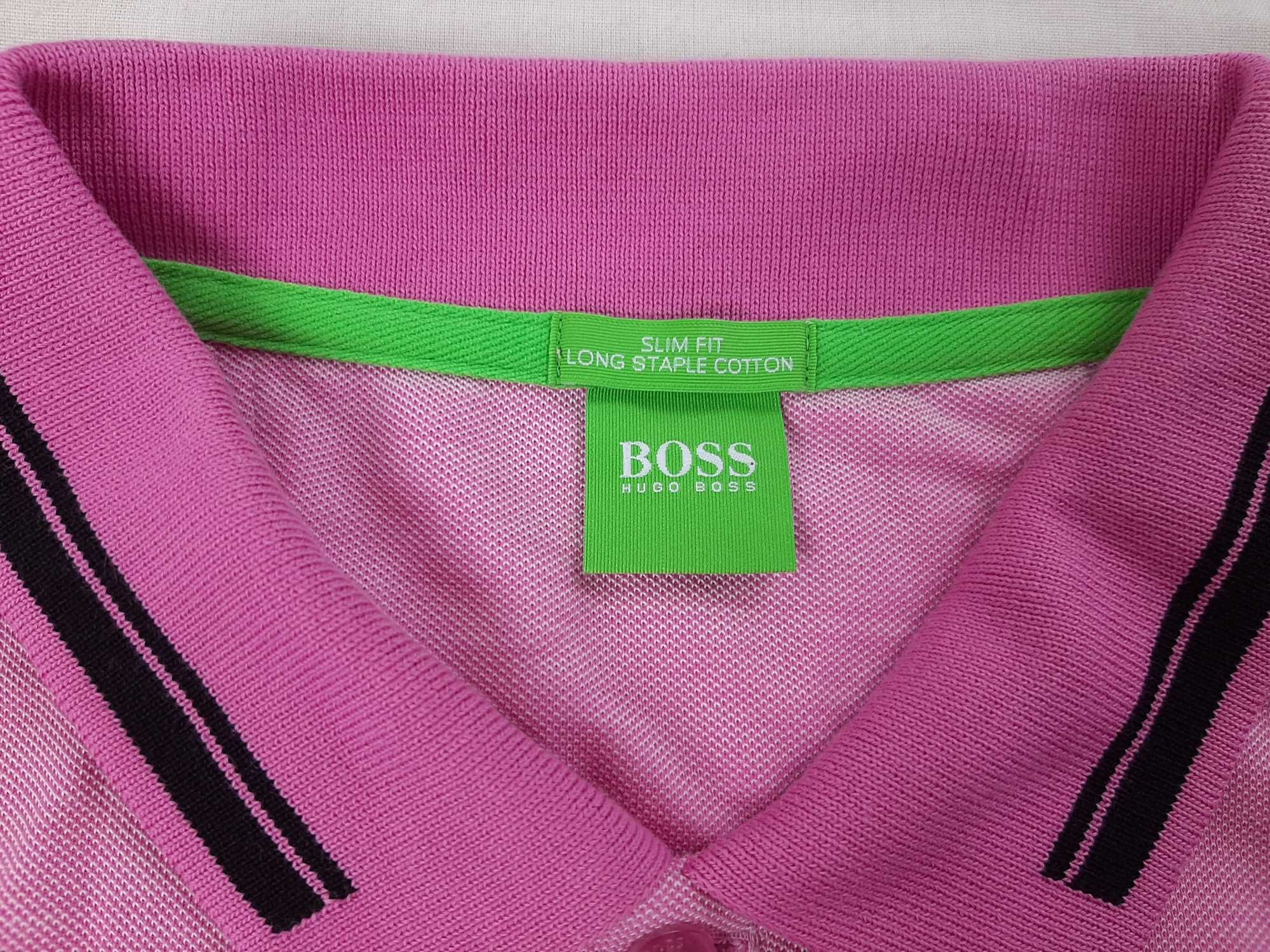 Hugo Boss Paule 4 - Оригинална мъжка тениска с яка размер L