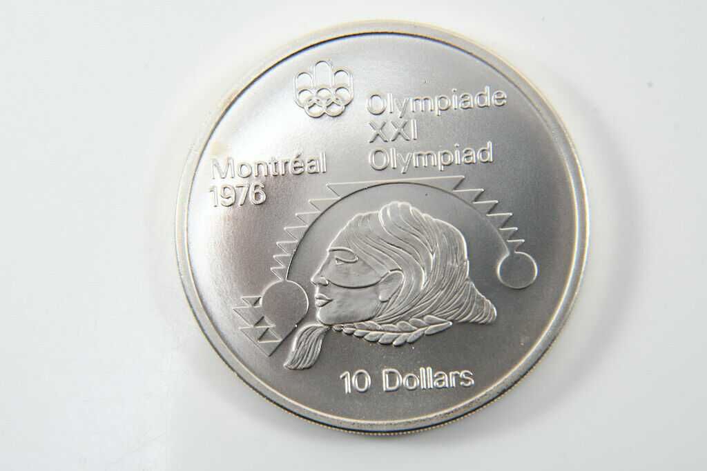 Canada 10 Dollars argint Montreal 1976