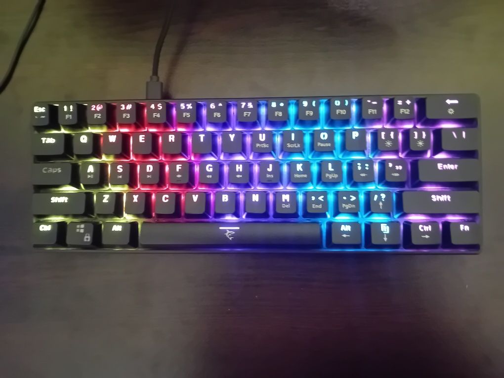 Клавиатура white shark Shinobi red switches