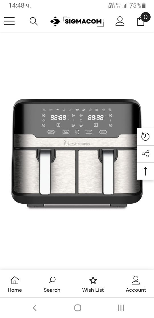 Airfryer/ Еърфрайер / Фритюрник с горещ въздух