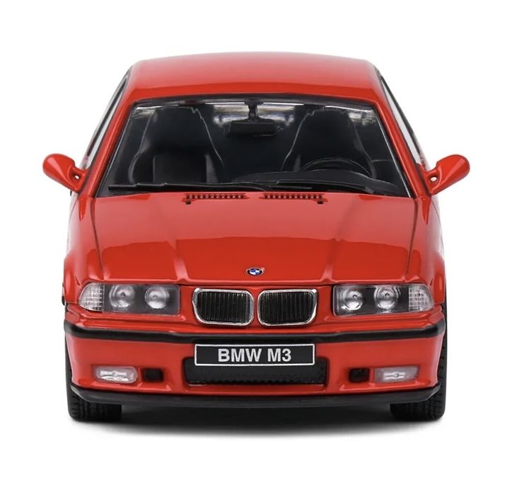 BMW E36 M3 Coupe machetă auto scara 1:43 (10cm) roșu Solido