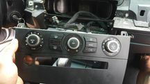 Модул управление панел за климатик BMW E60 E61 БМВ Е60 Е61 двузонов