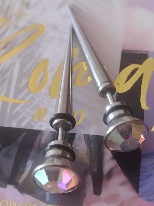 Обеци имитация на флеш