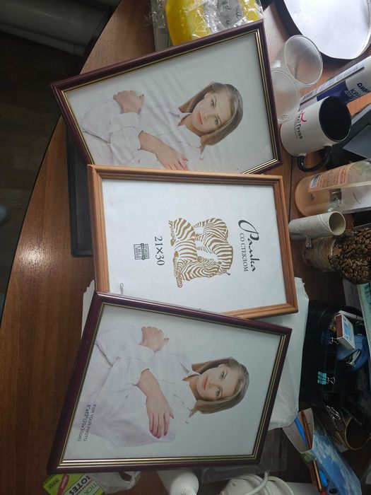 Рамки 3шт для витража, для фото, для поделок А4