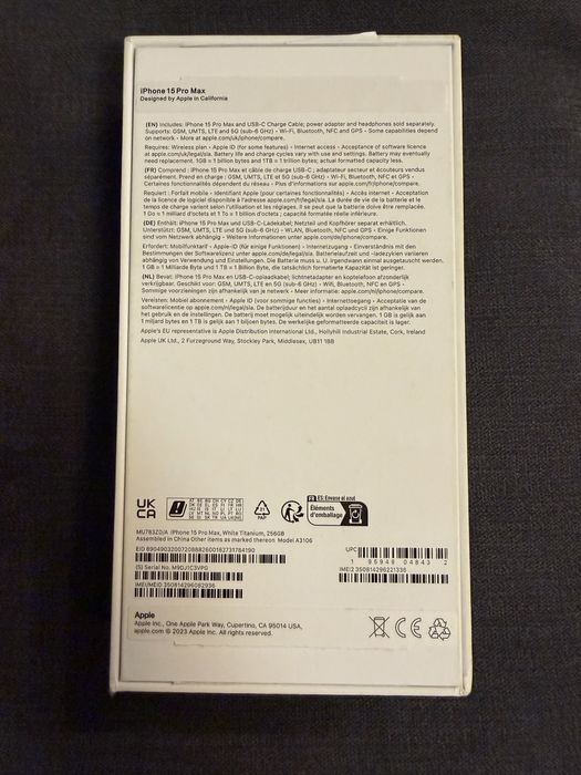 iPhone 15 Pro Max 256GB – Natural Titanium – IMPECABIL!