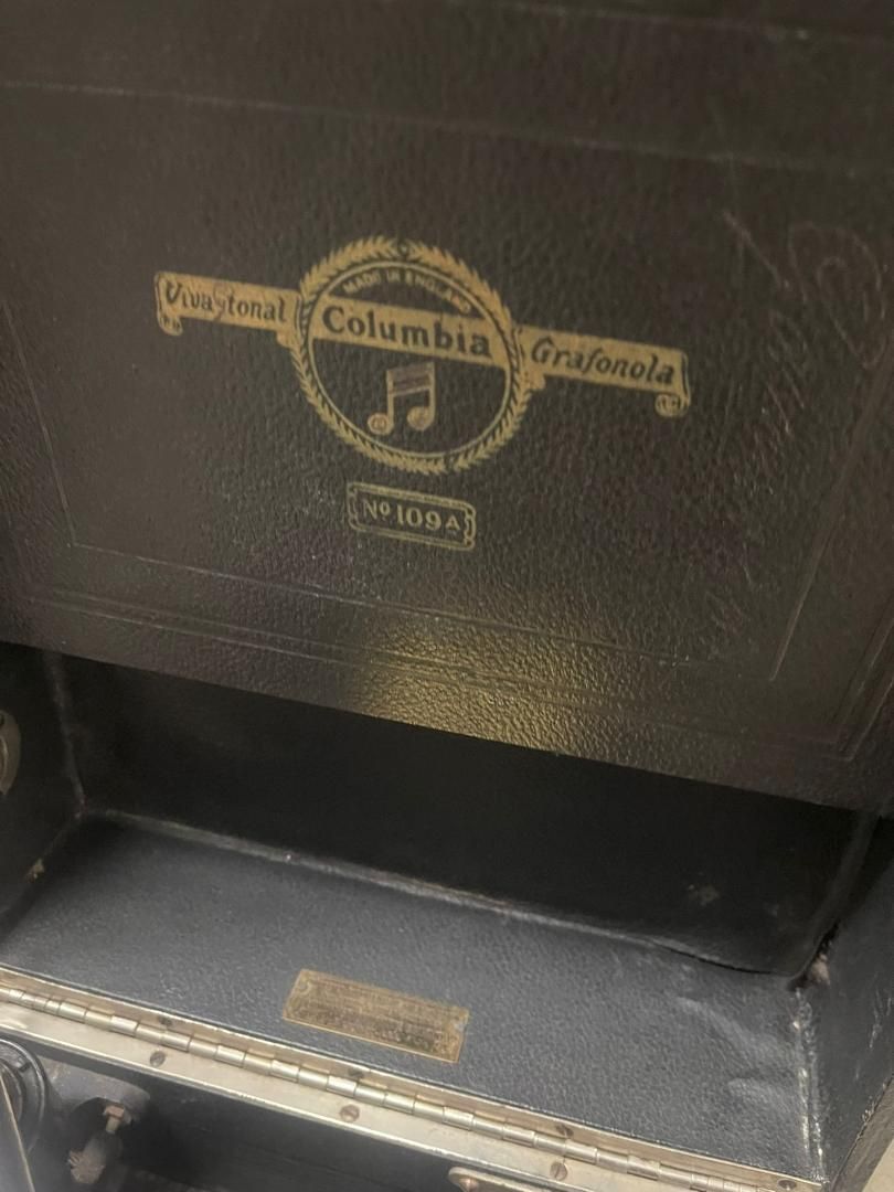 Gramofon Vintage cu manivela Columbia 1920-1930 -A-