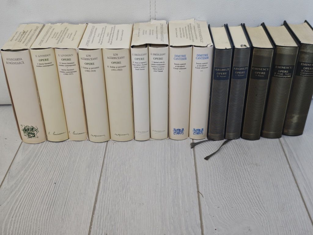Colecție Opere Fundamentale, Eminescu, Lovinescu, Arghezi,Cantemir