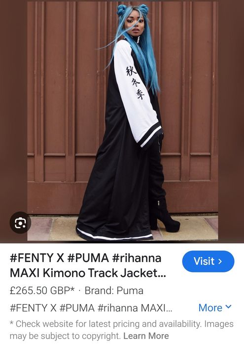 Rihanna Fenty & Puma кимоно