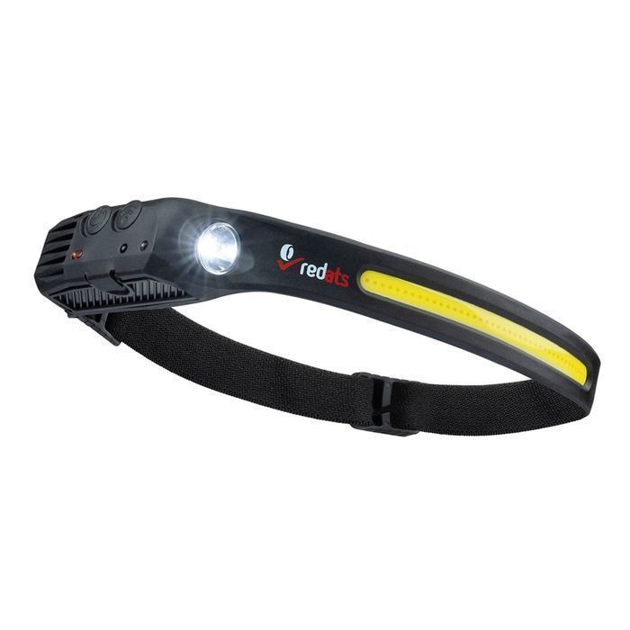 Lanterna led frontala de cap cu senzor fh-200 cu led, acumulator reinc