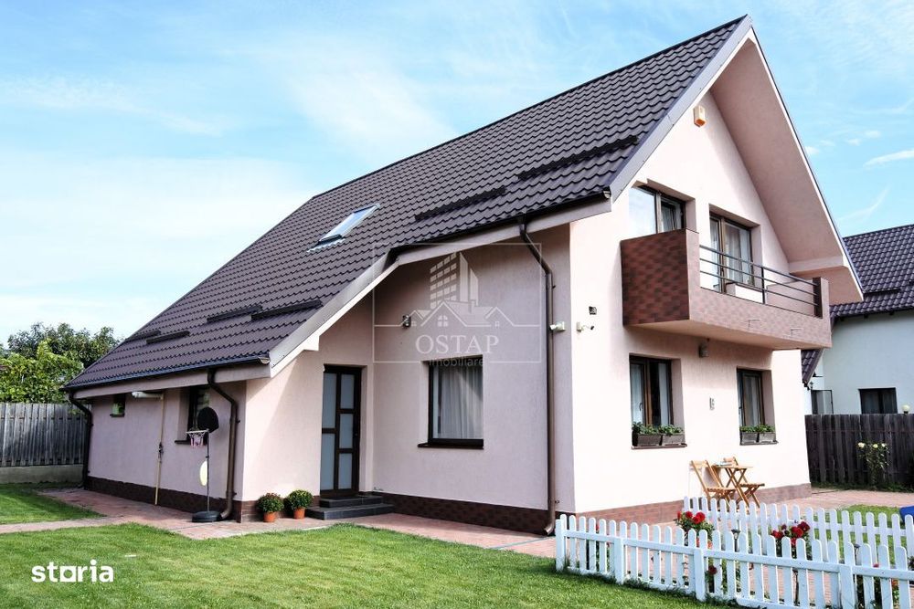 Calea Romanului-vila P+M-teren 500 mp-mobilata si utilata complet