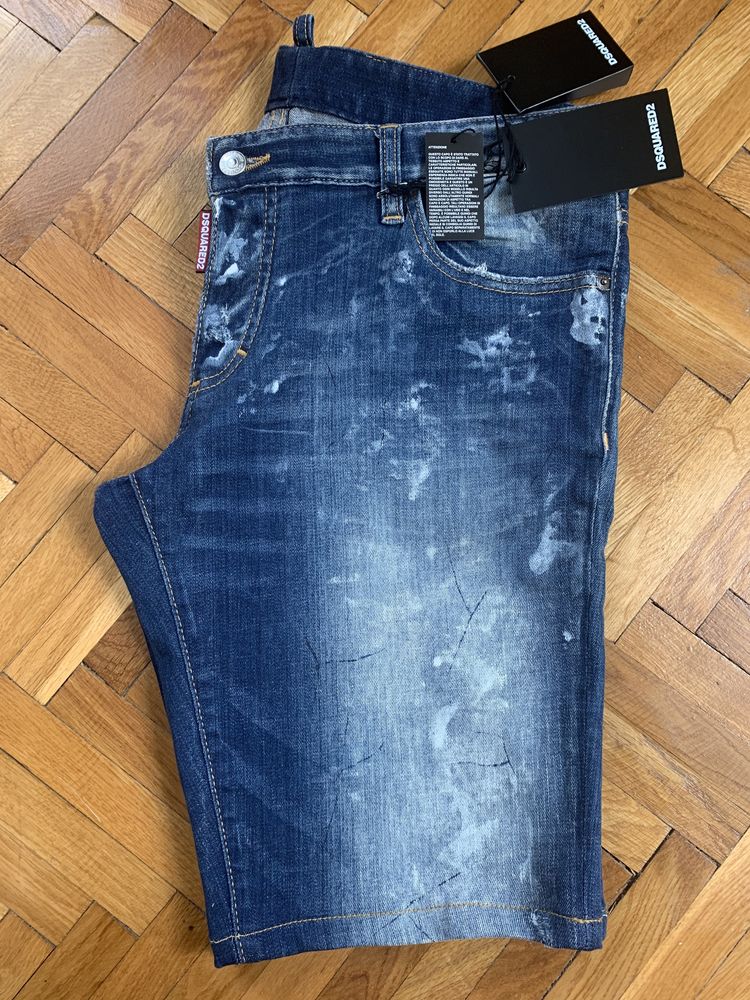 Blugi scurti Dsquared2 originali -S71LA0855- Slim Jean