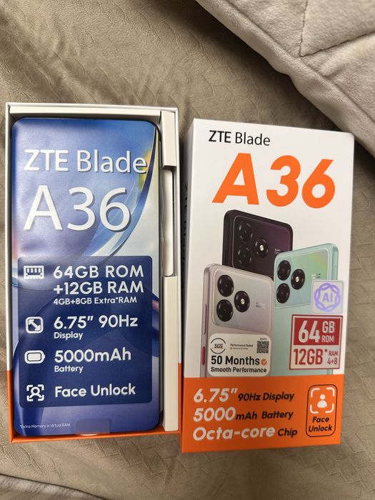 ZTE а36 64 гб новый