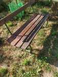 Vind masă și banca de gradina din fonta antica