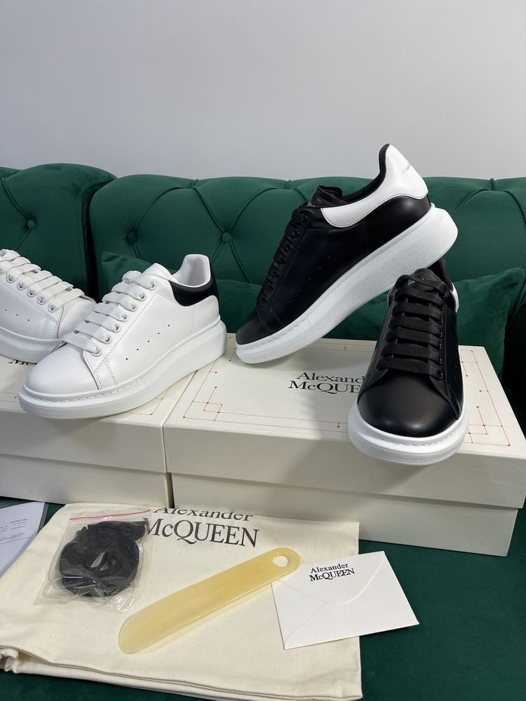 Adidasi Alexander McQueen piele naturala Premium Full Box