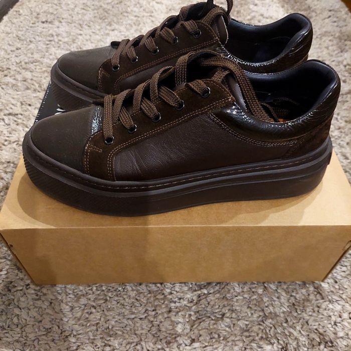 Кецове Bianki -нов модел,кафяв цвят,естествена кожа и велур,38 номер