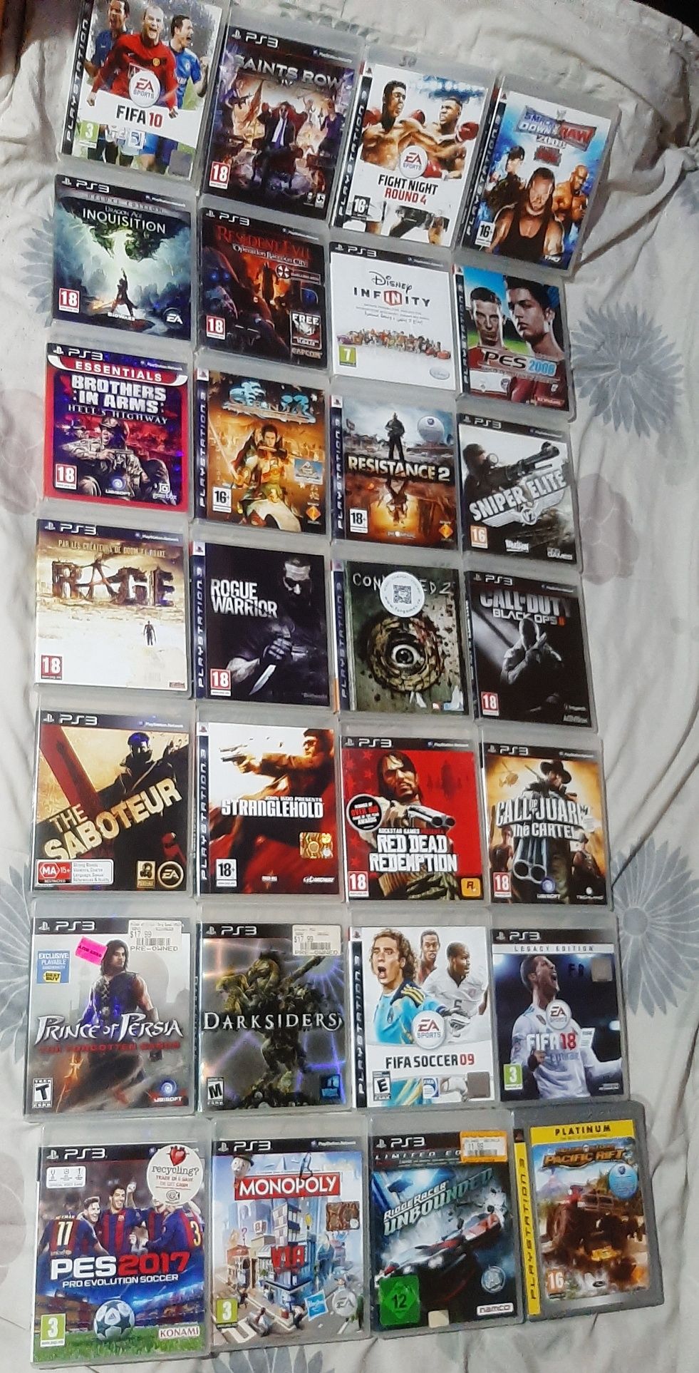 Vând jocuri în stare bună ps3 PlayStation 3