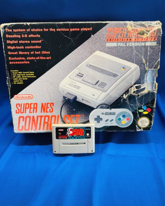 Super Nes Control Set Nintendo + joc MR NUTZ