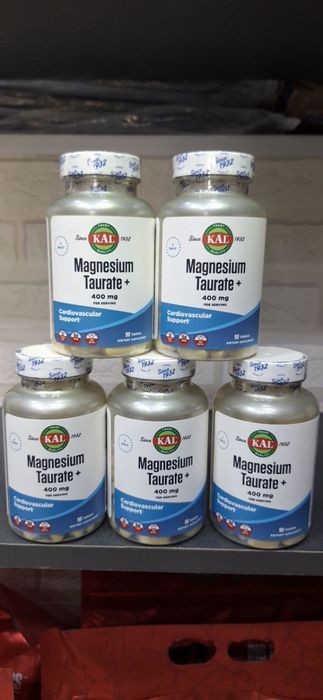 Magnesium Taurate 1000mg – Yurak, Asab va Mushak Uchun