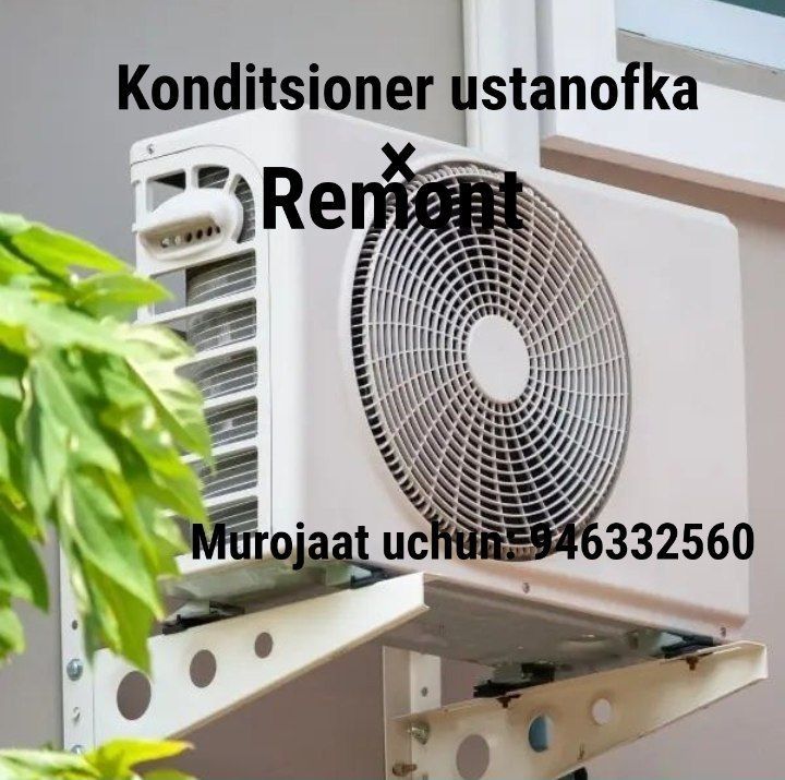 Konditsioner remont va ustanofka qilib beramiza