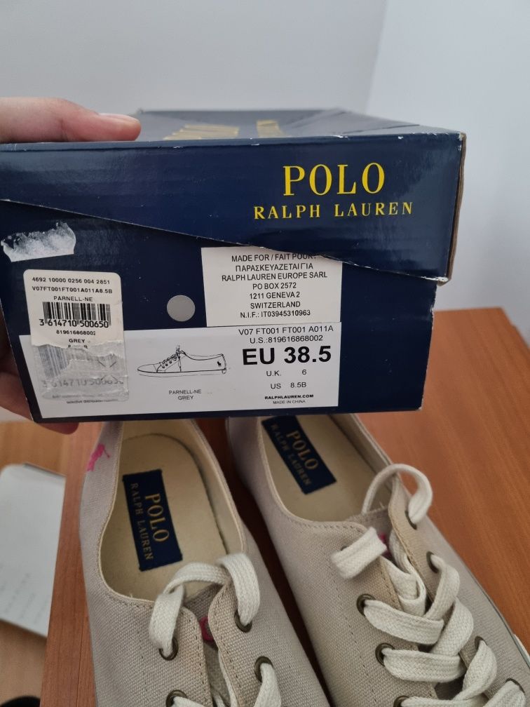 Adidasi/Tenesi Ralph Lauren, masura 38.5