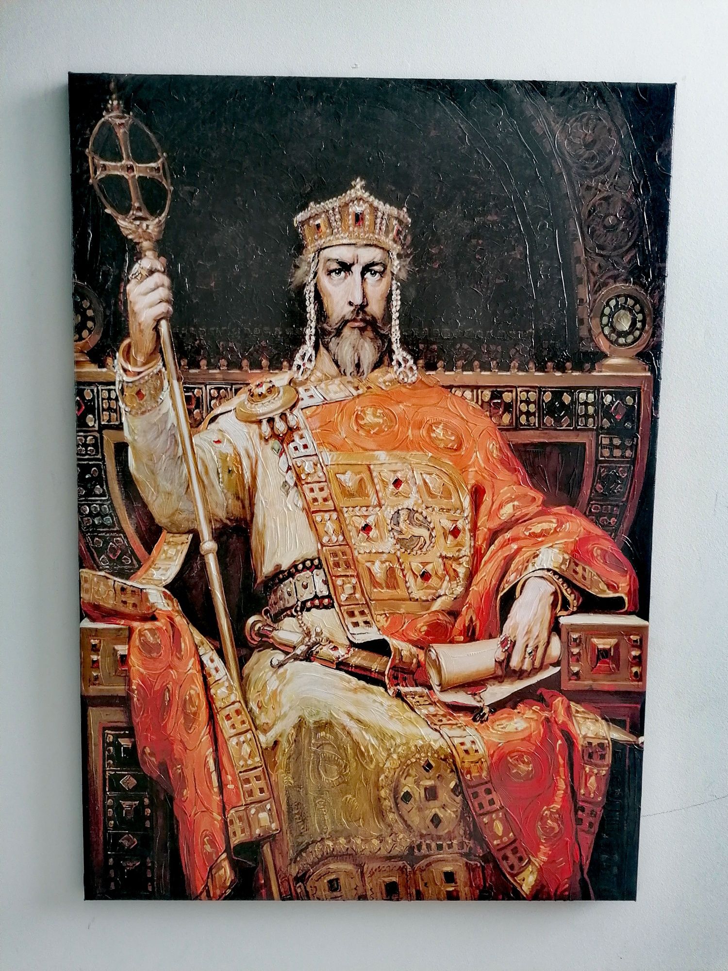 Картина-Репродукция "Цар Симеон Велики" на Димитър Гюдженов