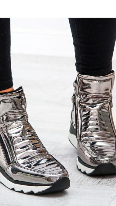 Лачени на платформа- 39н БIANCO-36н Tamaris 38н