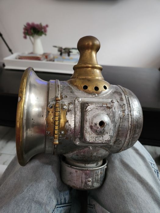 Винтидж италианска лампа за файтон