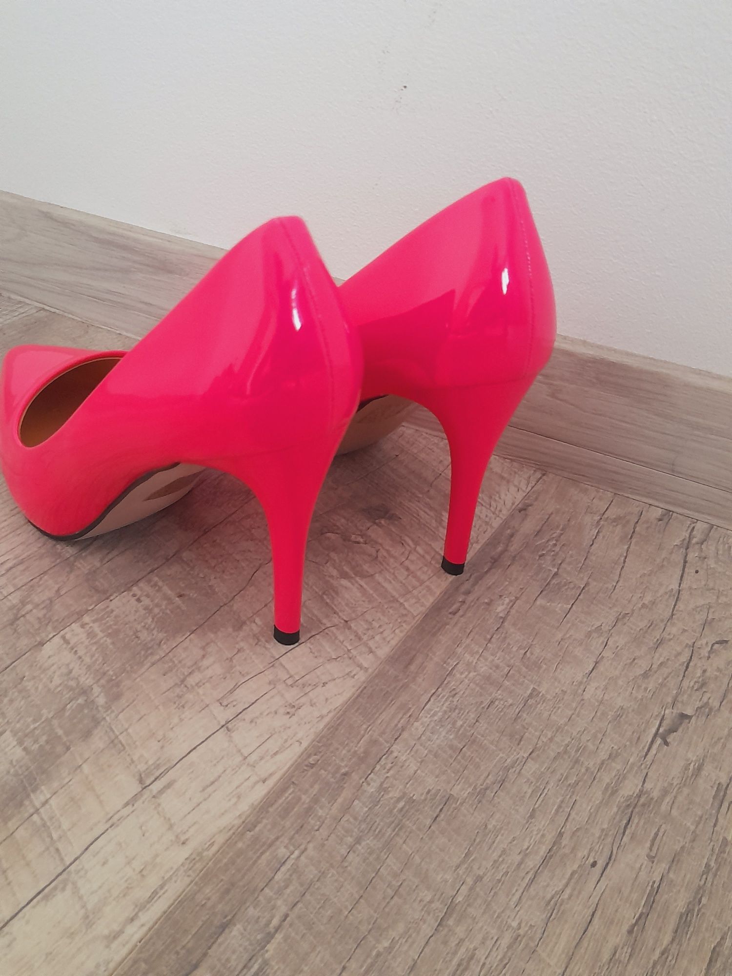 Pantofi noi, fucsia, stiletto