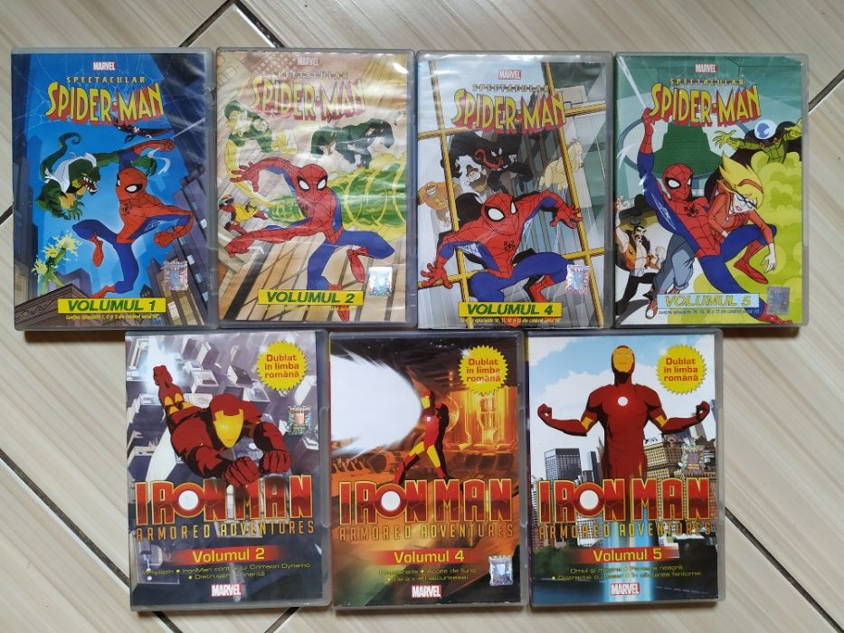 DVD-uri desene animate Spider-Man & Iron Man