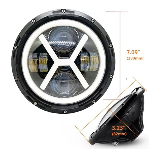 Халоген за мотор,джип 7инча LED 3401