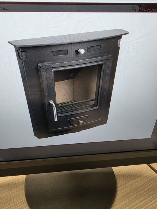 Focar semineu fonta 6kw