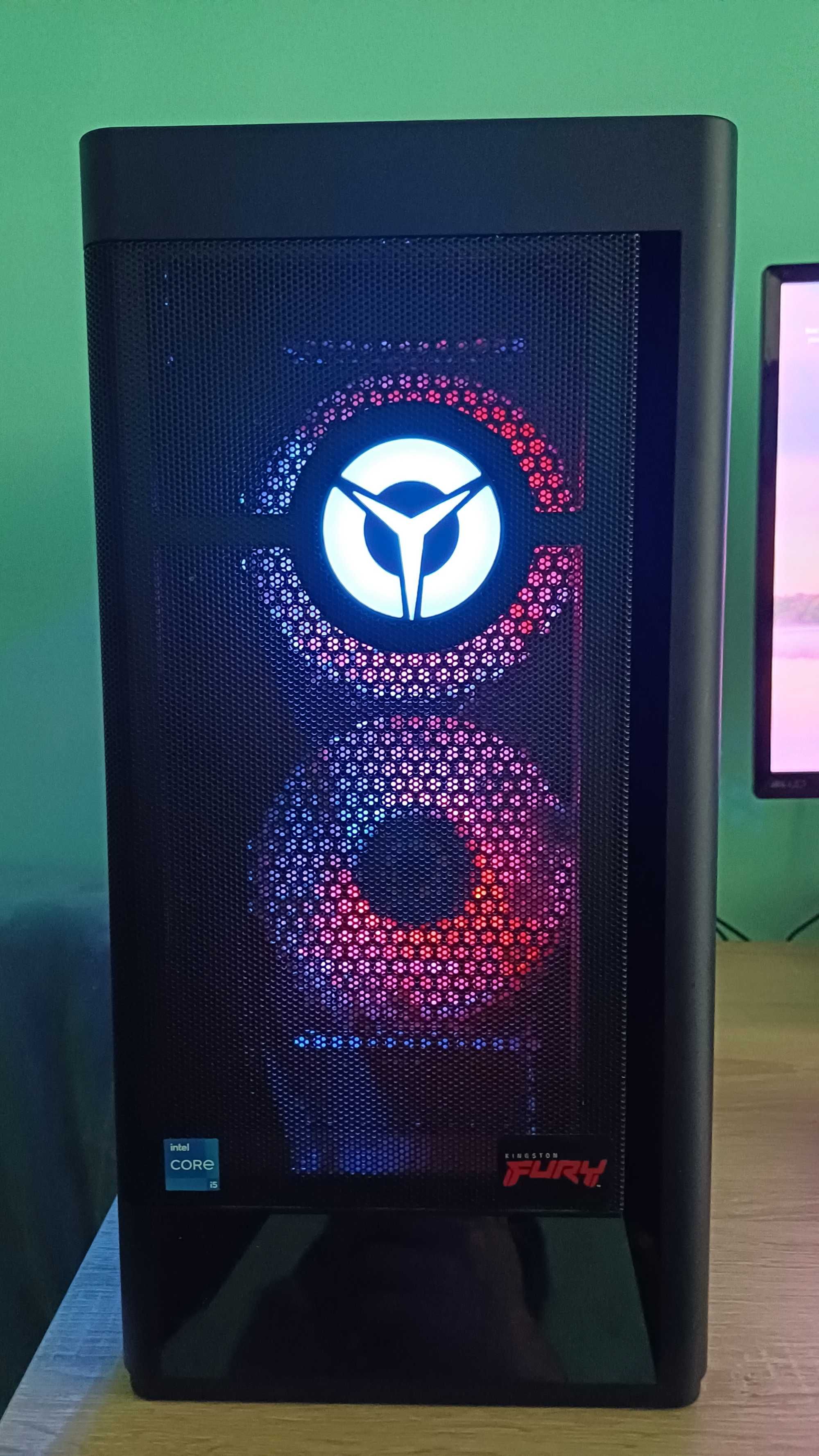 Setup PC Gaming LenovoLegionT5 (RTX 3060, I5-11400, 32GB RAM, HDD+SSD)