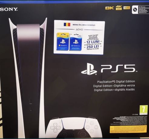 Consola PlayStation 5 Digital Edition Blu-Ray