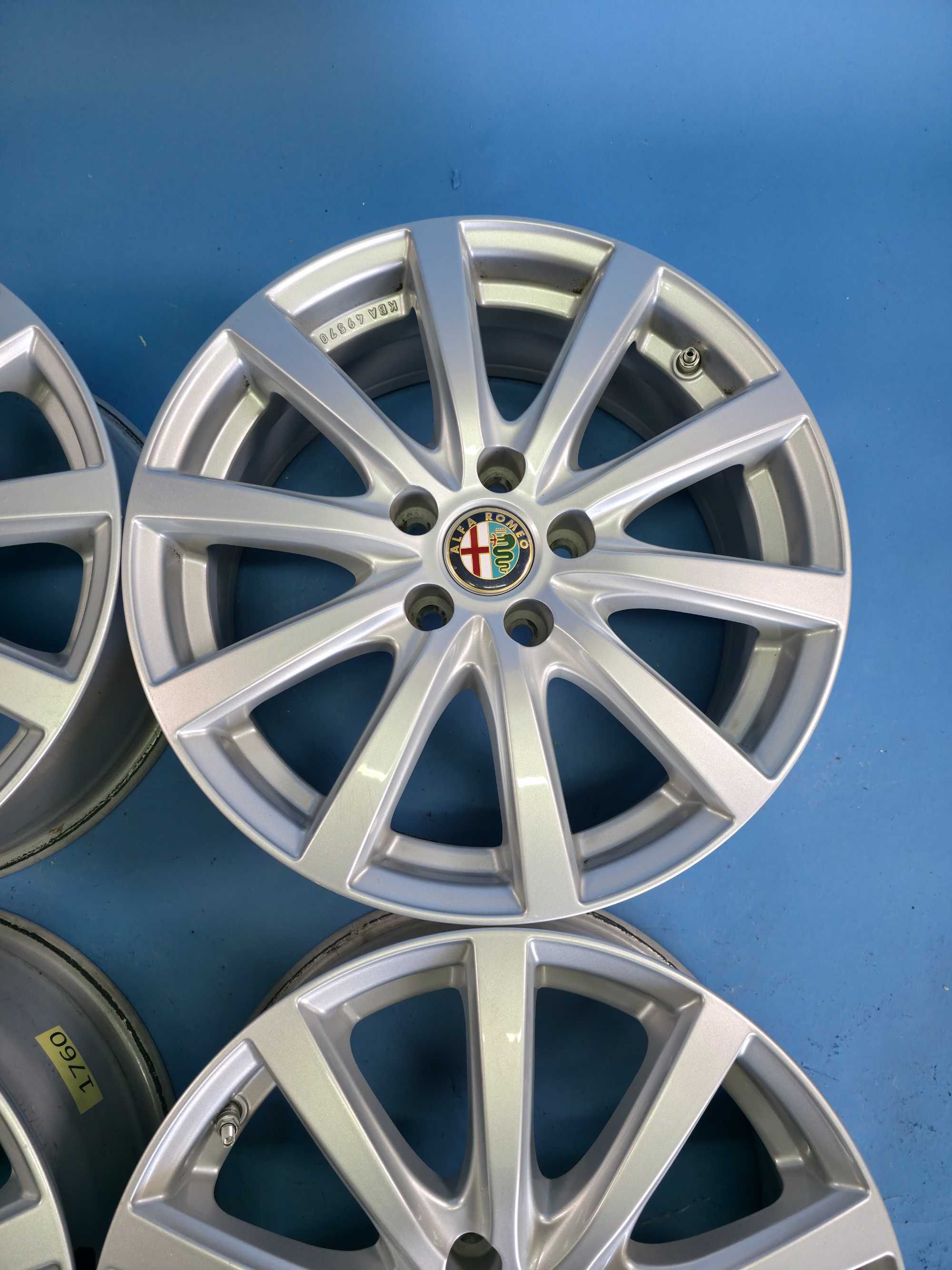 Jante Aliaj 5x110 17'' - Alfa Romeo 159 / Giulietta 7J ET 40 !