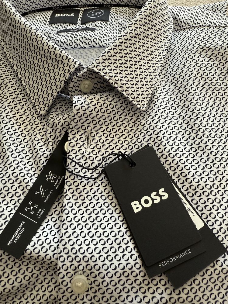 Чисто Нова Риза BOSS Slim Fit XL (17.5”)